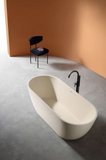 Ванна из искусственного камня ABBER Frankfurt AM9941MBE 170x75см светло-бежевый матовый